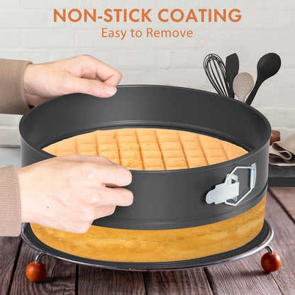 Heart Round Square Nonstick Cheese Cake Pan Cake Mold 3pcs Set