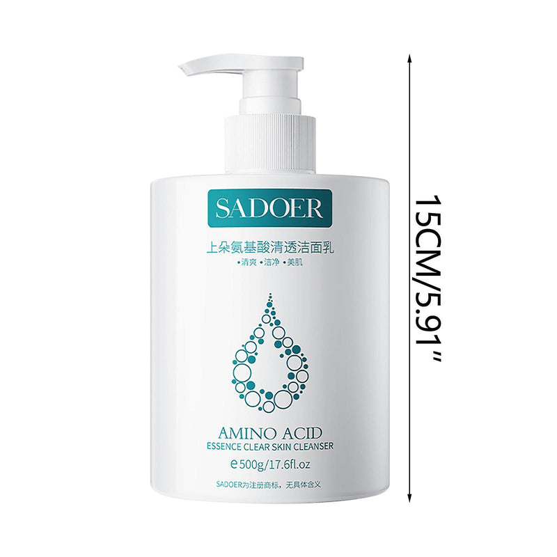 Sadoer Amino Facial Cleanser Deep Cleaning Foam Facial Skin Cleanser