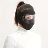 Fleece-Lined Breathable Full Face Mask Windproof Coldproof Full Face Cover Shield Mask