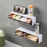 Wall Mounted Spice Storage Rack