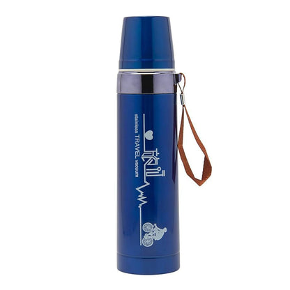Stainless Steel World Travelers Metallic Flask Bottle 750ml
