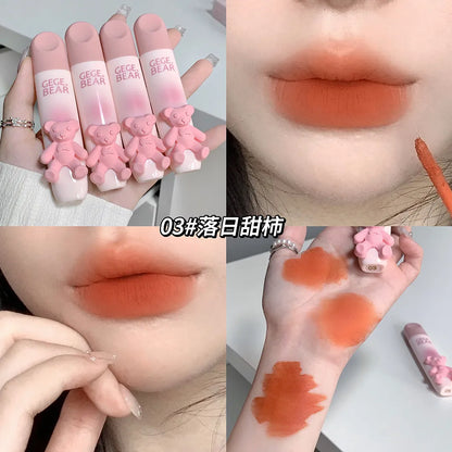 Gege Bear Cute Bear Lip Gloss Pack of 6