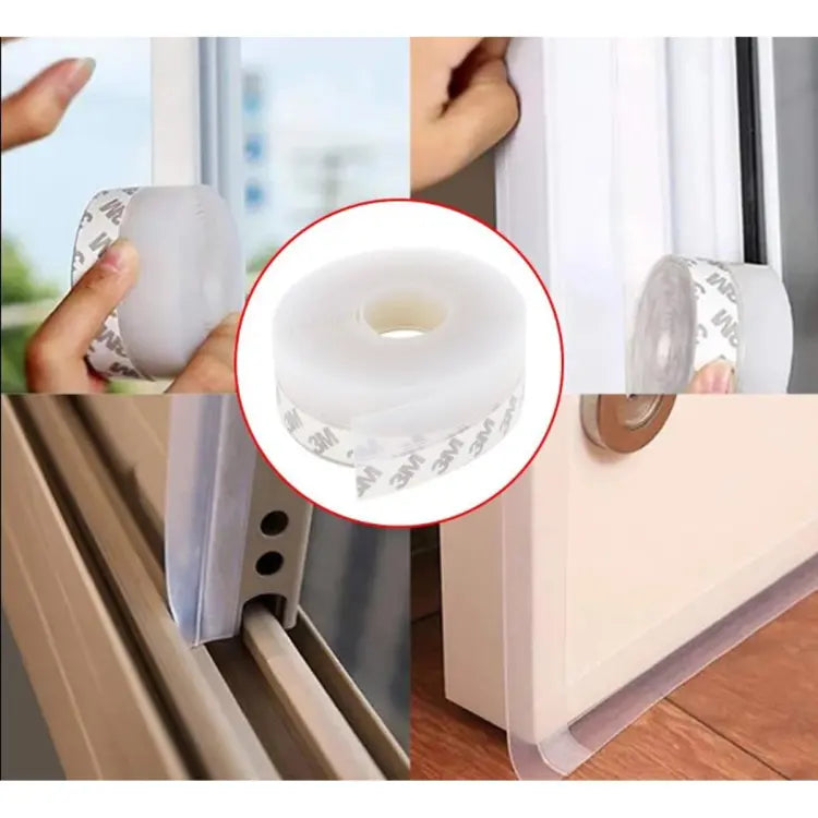 Door Sealing Adhesive Tape Door Bottom Sealing Strip Mosquito and Mouse Kitchen Stopper Wind Dust Blocker