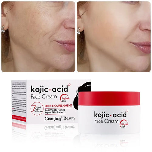 GuanJing Beauty Kojic Acid Face Cream Brighten Skin
