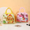 3D Thermal Lunch Bag Cartoon Large Capacity Lunch Bag with Foil Insulation Waterproof