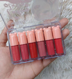 Hudamoji Matte Lasting Lipgloss 6Pcs In Box