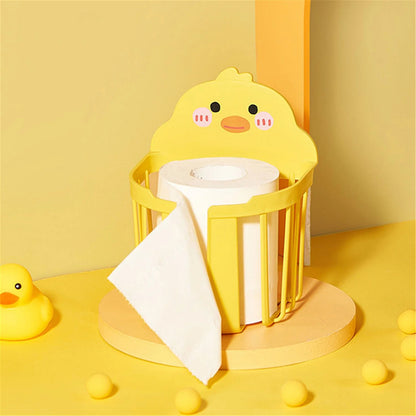 Cute Duck Tissue Roll Holder Pack Of 2