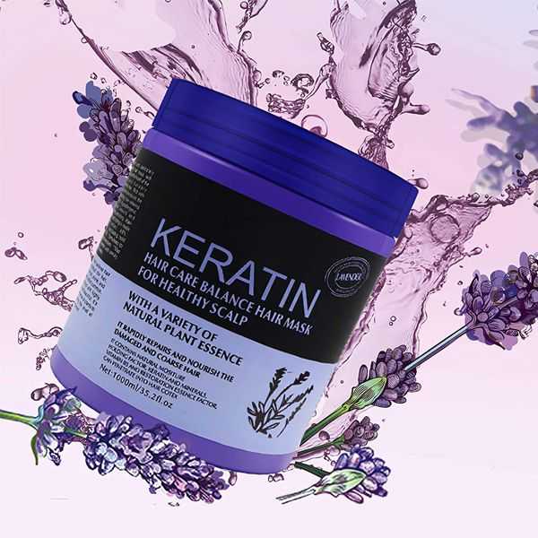 Lavender Hair Care Balance Keratin Hair Mask & Hair Treatment for Healthy Scalp 500ml