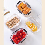 Transparent Food Container Storage Box 3pcs Set