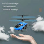 Mini Rechargeable Induction RC Helicopter Aircraft Airplane Toy