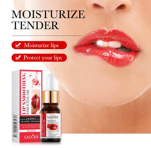 Sadoer Lighten Lip Wrinkles Moisturizing Plumper Essential Oil 10ml