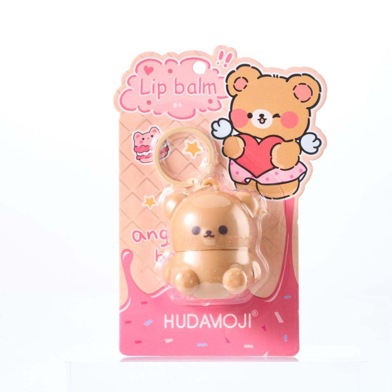 Super Duper Sweet Teddy Bear Keychain Lip Balm
