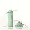 Portable Reusable Foldable Leak Proof Silicone Water Bottle