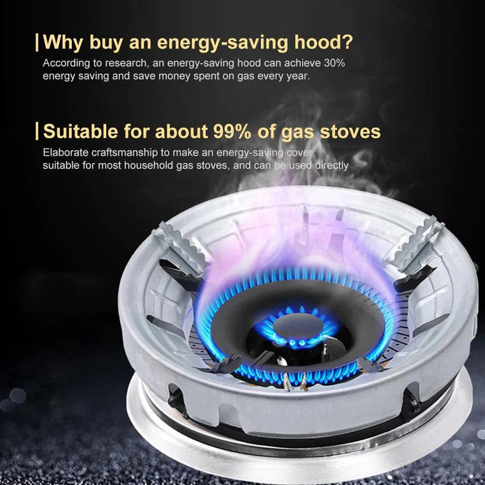 Flame Protector Fireproof Windshield Gas Stove Energy Saver Windproof Ring Bracket