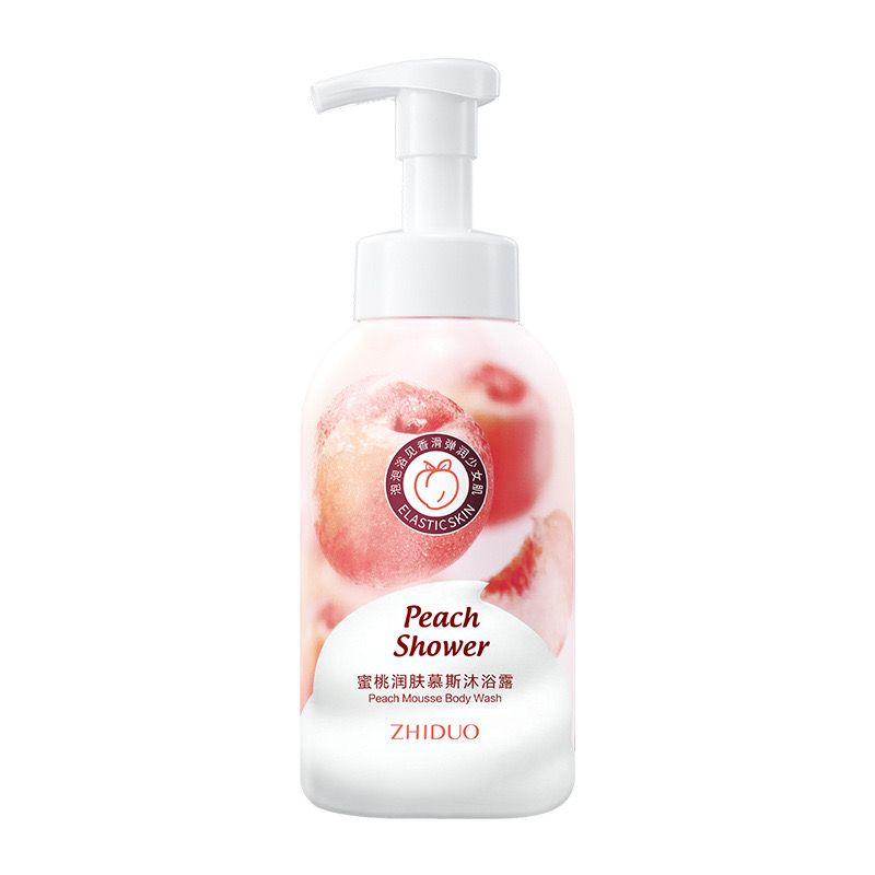 Zhiduo Peach Mousse Body Wash 500ml