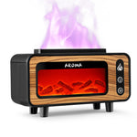 Aroma LED RGB 3D Fire Flame Latten Diffuser Air Humidifier Aromatherapy Machine