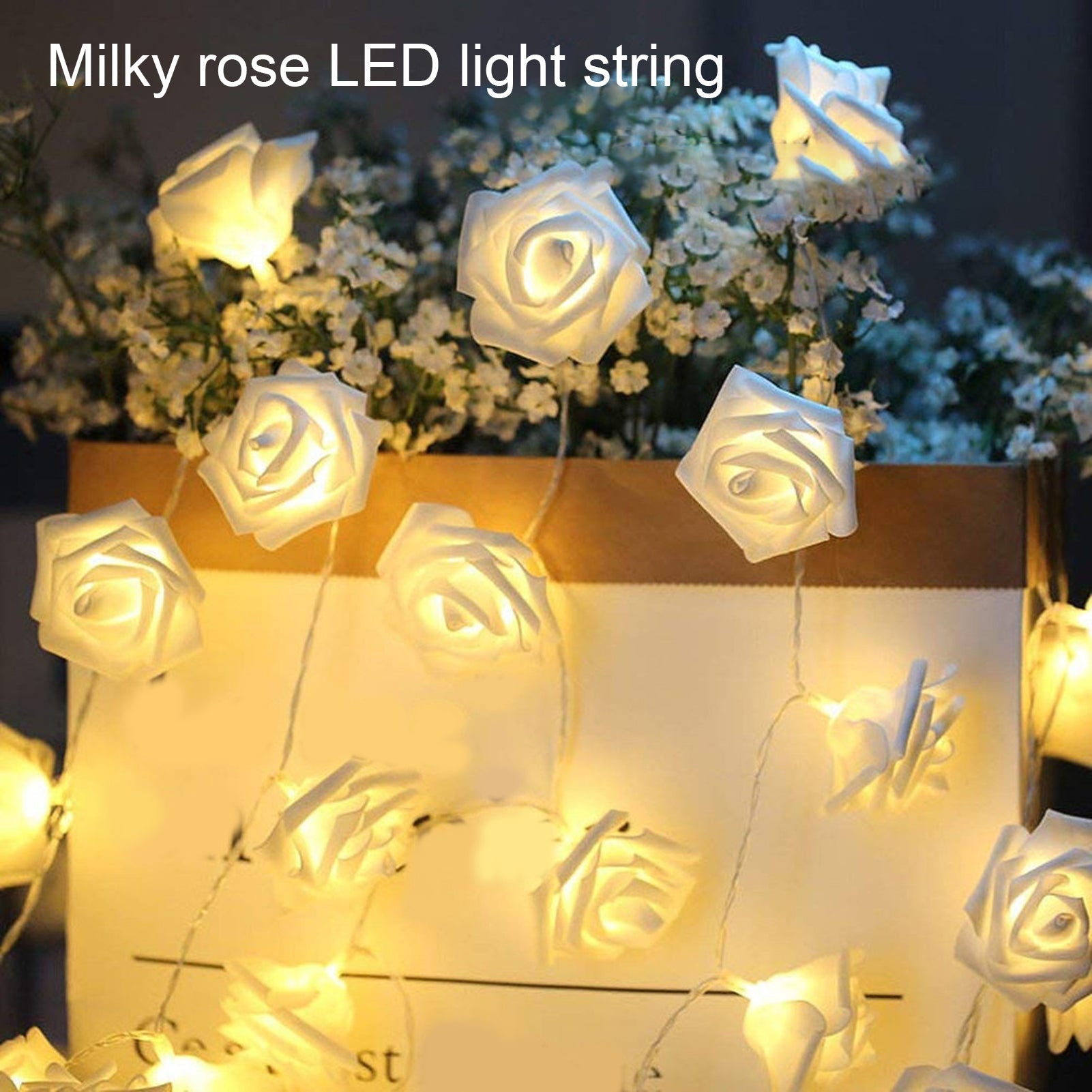 Romantic Flower Rose LED String Fairy Light