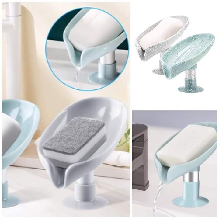 Soap Draining Rack Holder with Suction Cup Table Top