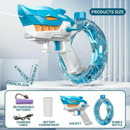 Rechargeable Electric Shark Spray Long Range Water Gun For Kid