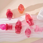 Hudamoji Strawberry Lip Pink Magic Lip Gloss 6Pcs Set