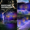 Solar Firework Light Waterproof Outdoor 8 Lighting Modes Fairy String Solar Lights Garden Decoration 200LED