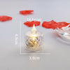 Clear Crystal Led Tealight Candle Light Battery Operated