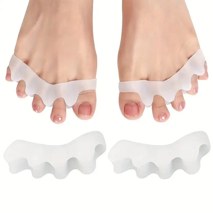 Silicone Toe Heel Pain Toe Separator Feet Bone Thumb Adjuster Pedicure Supplies Foot Care Tool