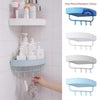 Triangle Bath And Kitchen Corner Storage Shelf With Hooks