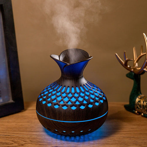 Colorful Night Light Hollow Out Humidifier Aromatherapy Humidifier Diffuser