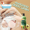 SADOER Avocado Body Wash Whitening Deep Cleansing Shower Gel