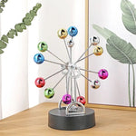 Magnetic Ferris Wheel Ornaments Perpetual Motion Physics Science Toy, Newton Pendulum Perpetual Motion Cradle