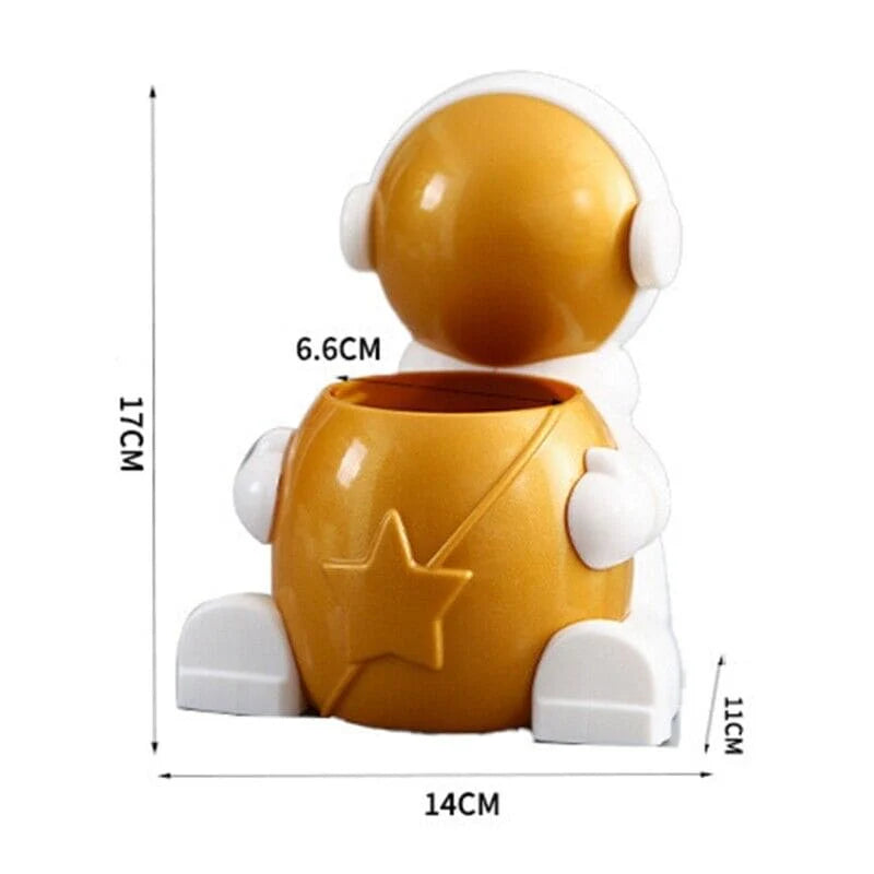 Multipurpose Astronaut Desktop Pen Holder Desktop Organizer