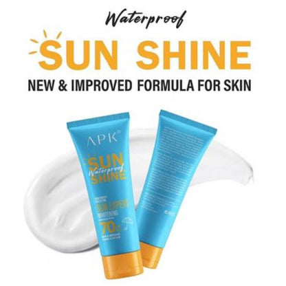 APK Whitening Sunscreen Cream SPF 70+++