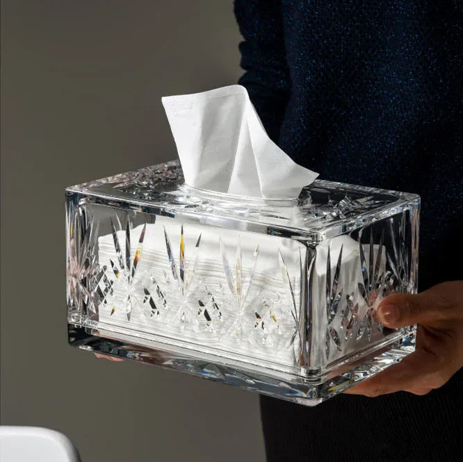 European Acrylic Tissue Box Tissue Organizer