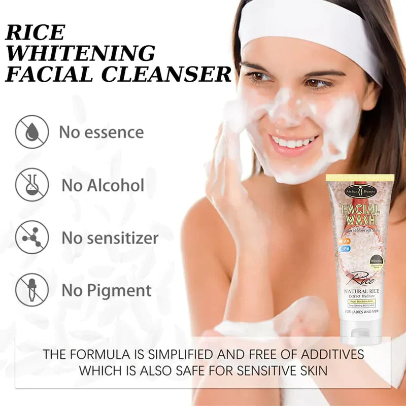 Aichun Beauty Nourish Hydrate Rice Face Wash