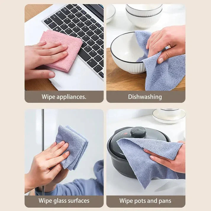 Multipurpose Reusable Towel Wipes Tissue Cleaning Cloth Wipes 20pcs Box