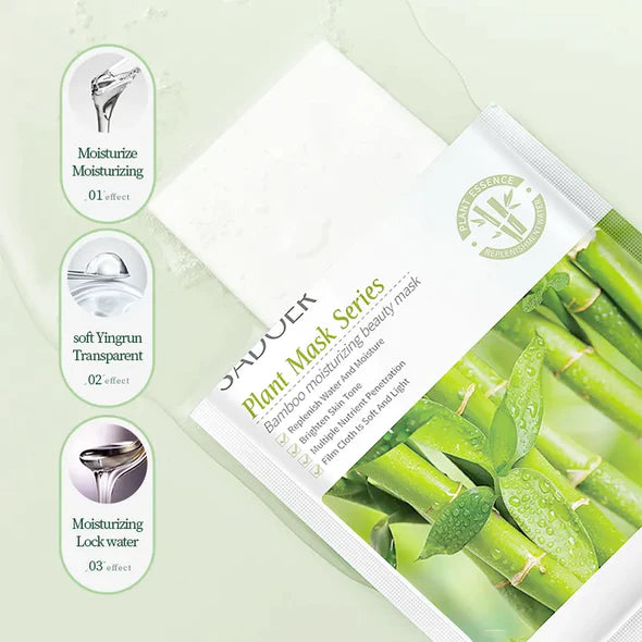 SADOER Bamboo Moisturizing Face Sheet Mask