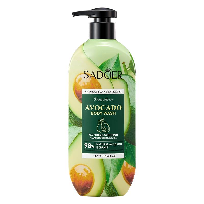 SADOER Avocado Body Wash Whitening Deep Cleansing Shower Gel