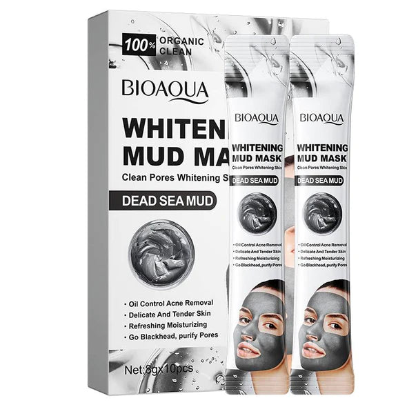 Bioaqua Dead Sea Mud Whitening Mud Mask 8g Pack of 10 Pcs