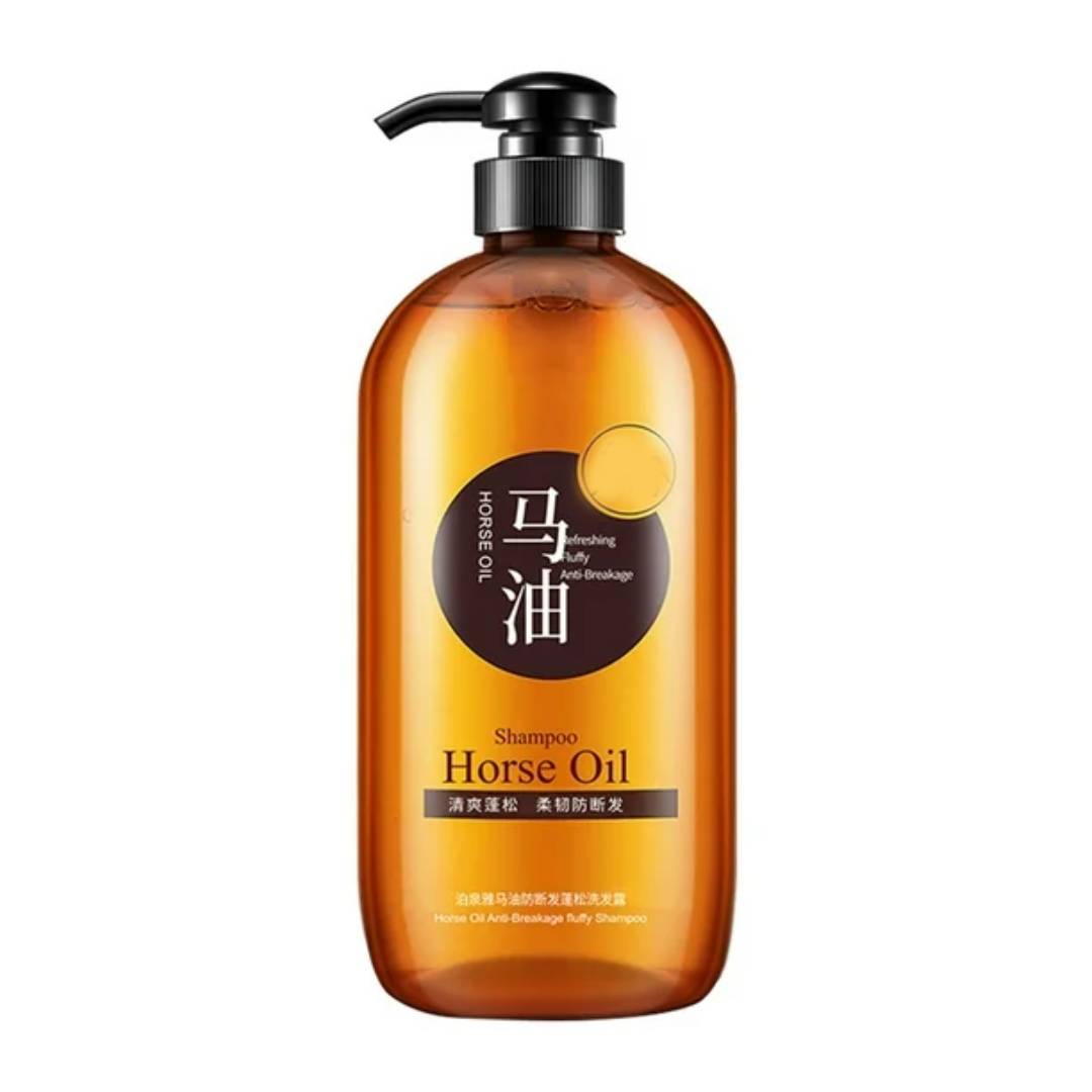 Bioaqua Horse Oil Refreshing Fluffy Anti Breakage Shampoo