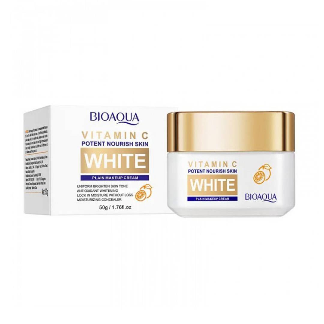Bioaqua Vitamin C Potent Nourish Skin White Plain Makeup Cream