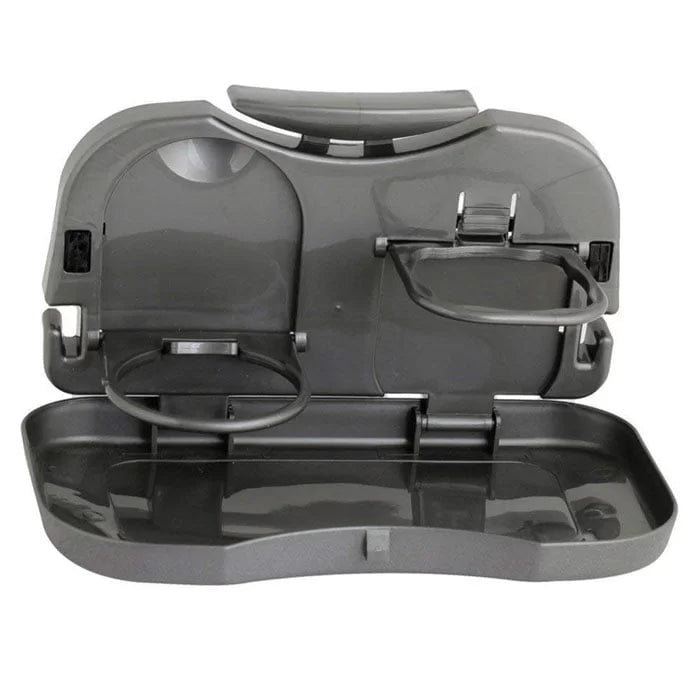 Car Food Tray With Bottle Cup Holder Travel Dining Foldable Tray