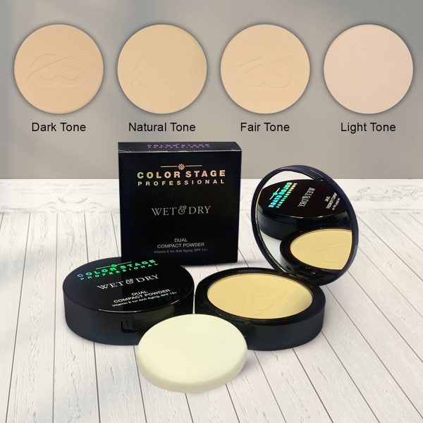 Color Stage Professional Wet And Dry Dual Compact Powder