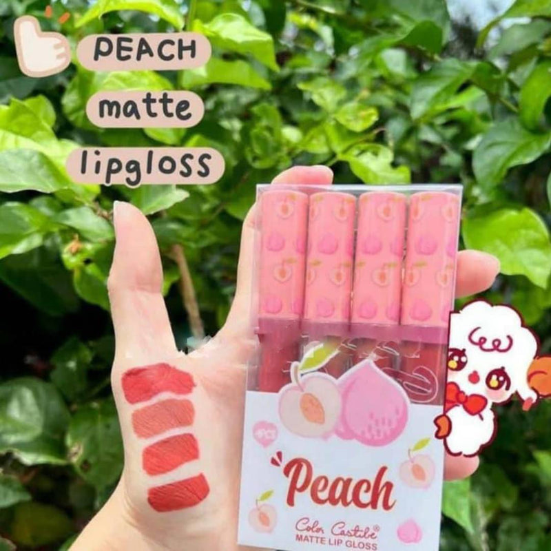 Color Castle Matte Lip Gloss 4pcs Set