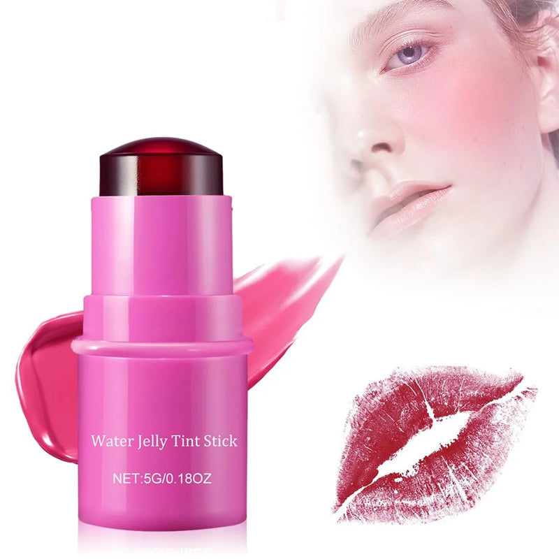 Water Jelly Tint Lip Cheek Blush Stain Pack Of 4Pcs