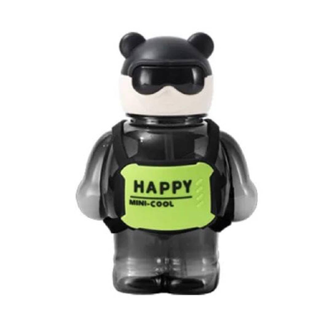 Cute Happy Mini Cool Water Bottle With Straw