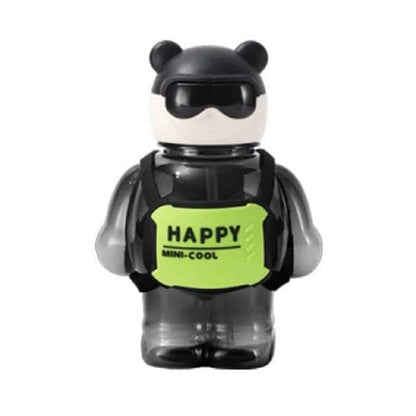 Cute Happy Mini Cool Water Bottle With Straw