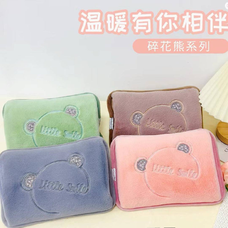 Cute Portable Rechargeable Electric Thermal Hot Water Bag Winter Hand Warmer Hot Plush Bag