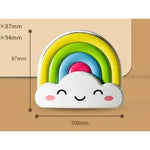 Cute Rainbow Remote Control Night Light Bedroom Night Lamp Kids Night Light Lamp