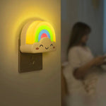 Cute Rainbow Remote Control Night Light Bedroom Night Lamp Kids Night Light Lamp